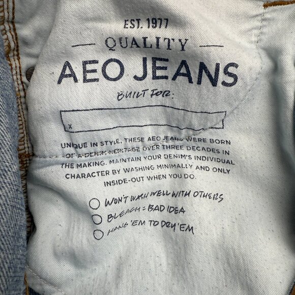 Men's‎ AMERICAN EAGLE Relaxed Straight Jeans | Size 32X30 - Picture 8 of 11